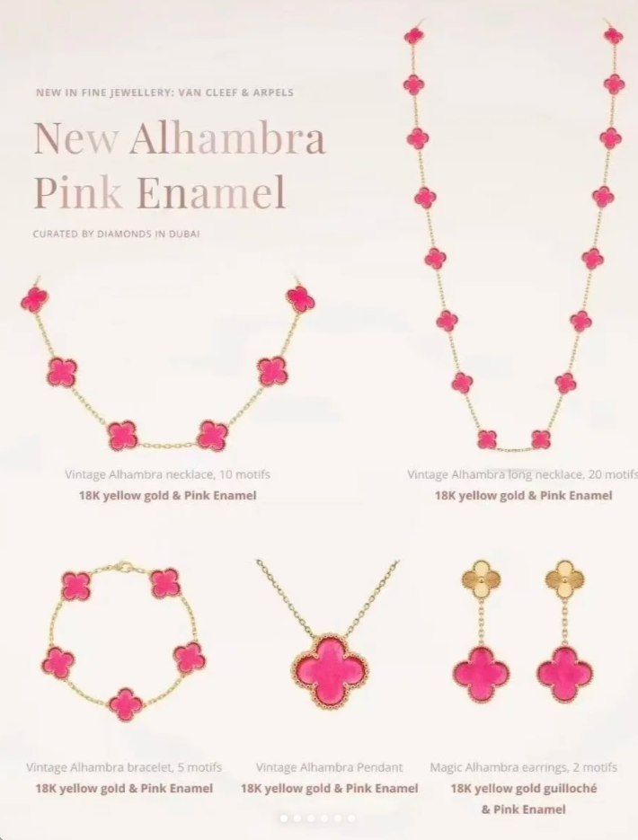 [Imperial] 26 NEW PINK BUBBLE ENAMEL SET