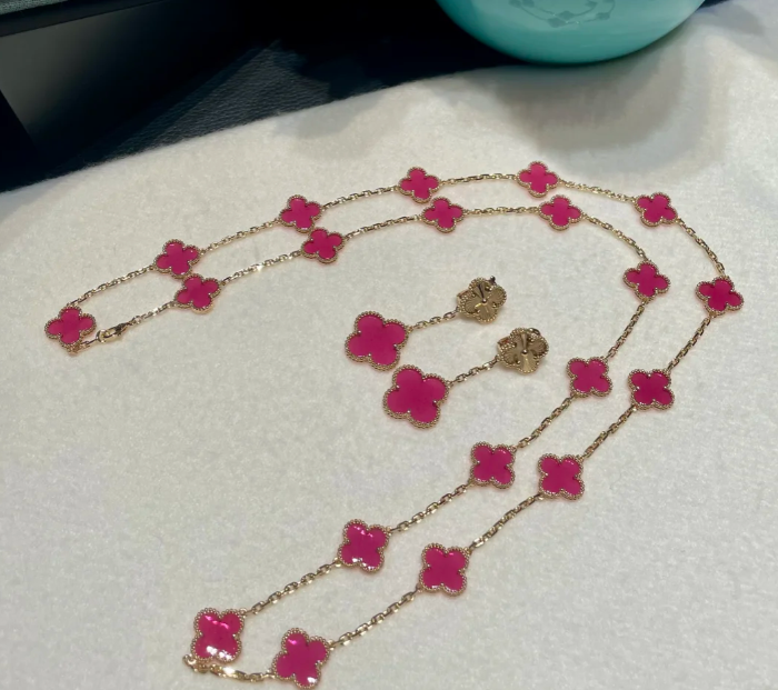 [Imperial] 26 NEW PINK BUBBLE ENAMEL SET