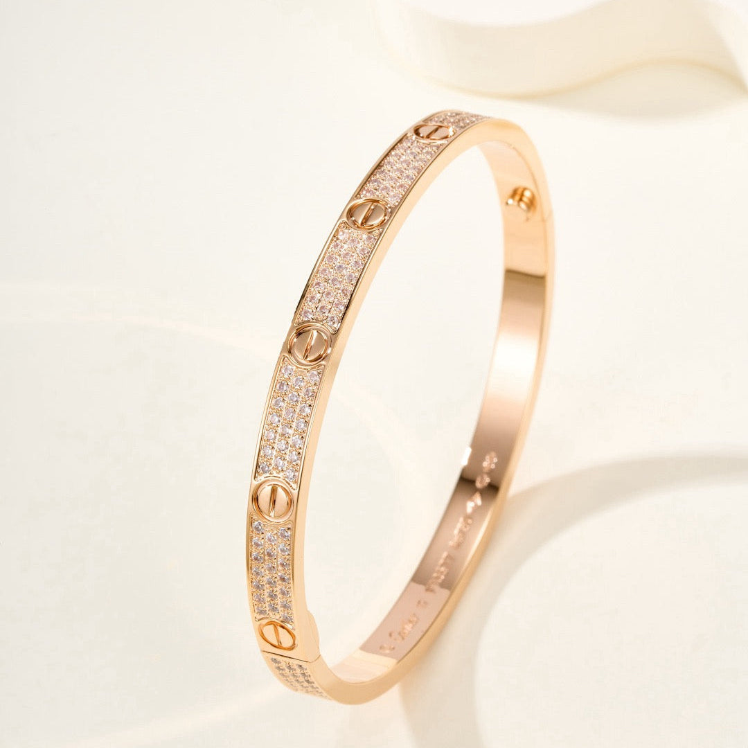 [Imperial] LOVE BRACELET 4.8MM DIAMOND-PAVED