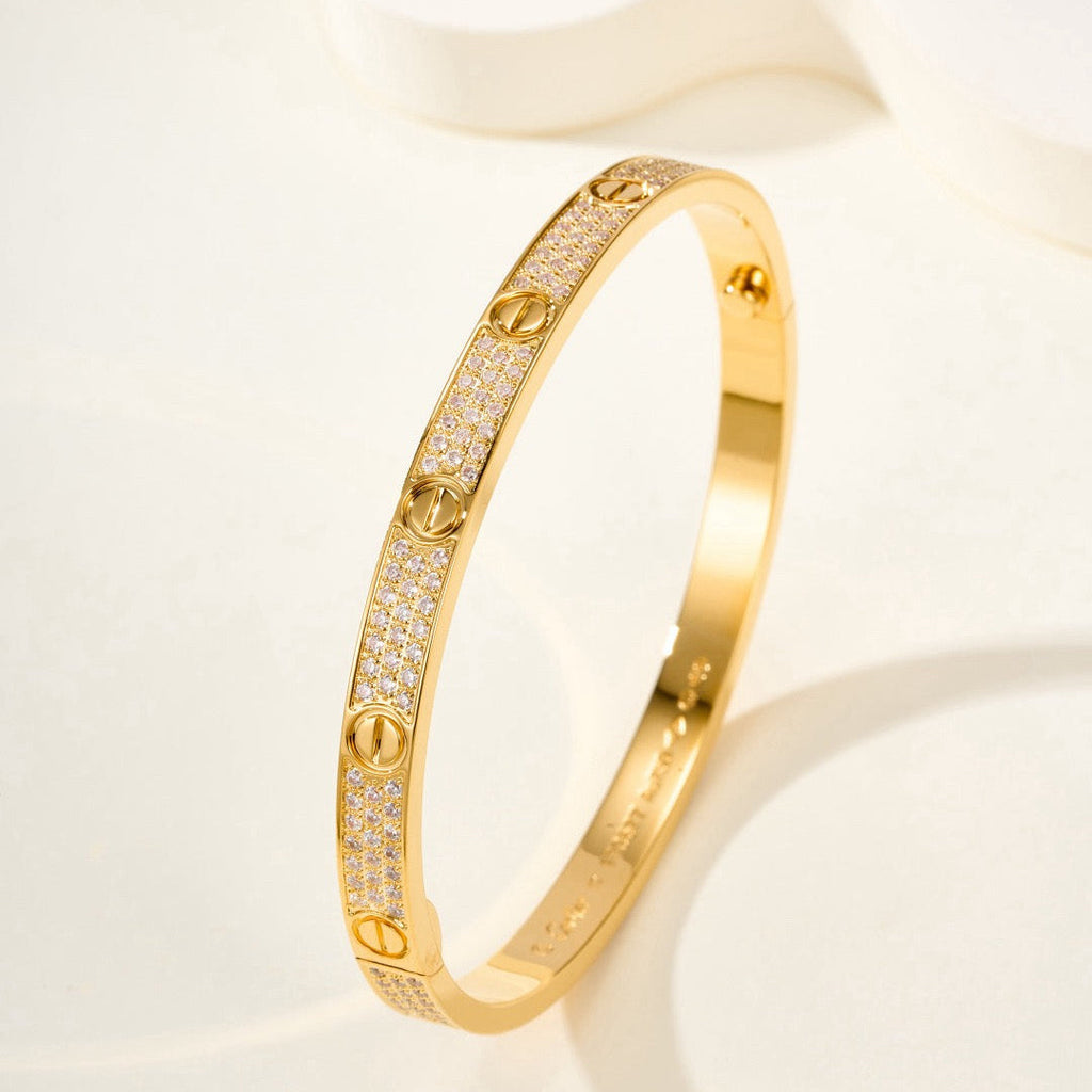 [Imperial] LOVE BRACELET 4.8MM DIAMOND-PAVED