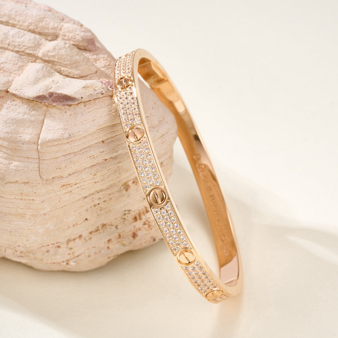 [Imperial] LOVE BRACELET 4.8MM DIAMOND-PAVED