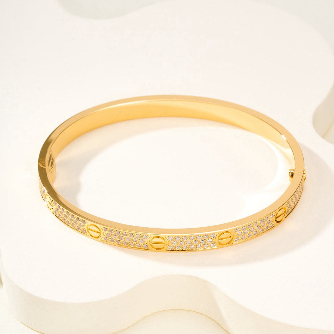 [Imperial] LOVE BRACELET 4.8MM DIAMOND-PAVED