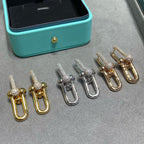 [Imperial] TF U-shaped diamond earrings
