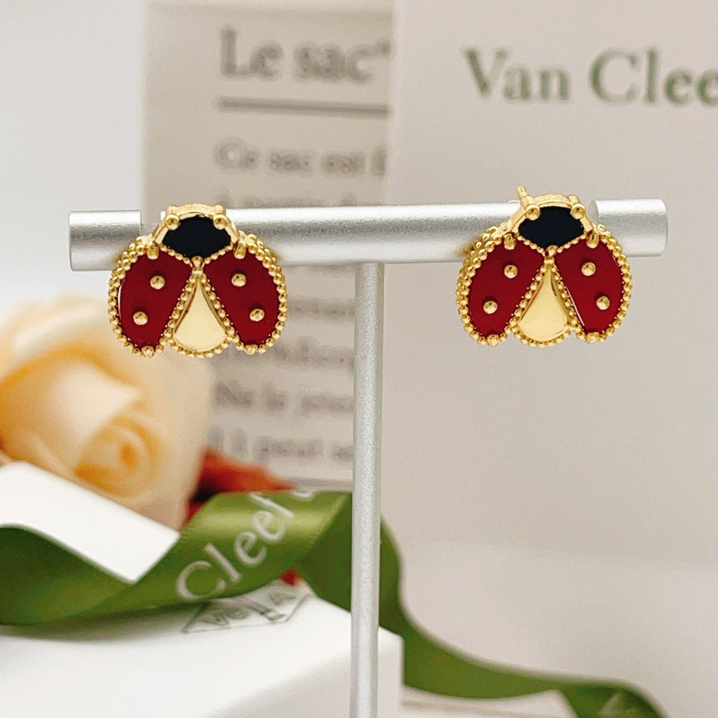 [Imperial] LUCKY LADYBUG EARRINGS