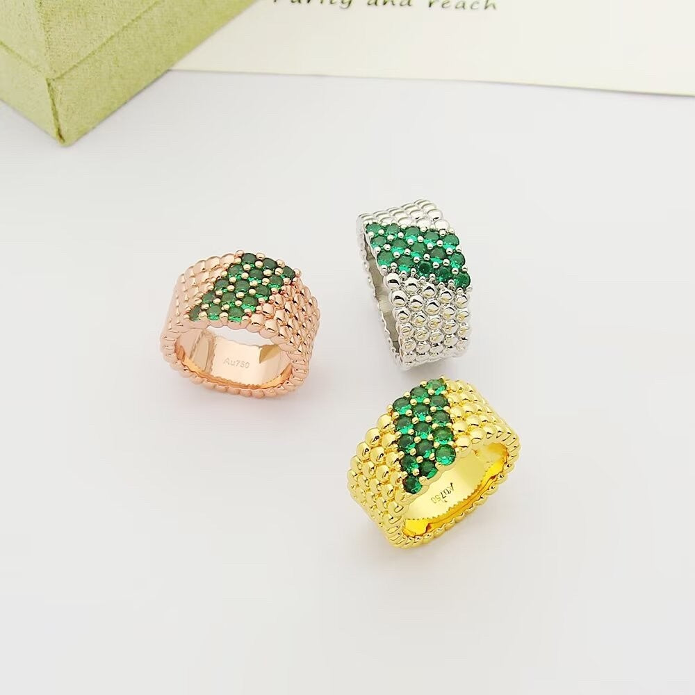 [Imperial]  PERLEE DIAMOND RING ,5-ROW DIAMOND-SET DESIGN