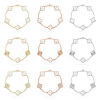 [Imperial]New CLOVER WHITE PEARL MOP 5 MOTIF BRACELET COLLECTION