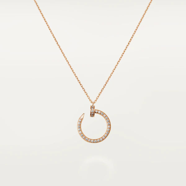 [Imperial] JUSTE NECKLACE PINK GOLD DIAMONDS