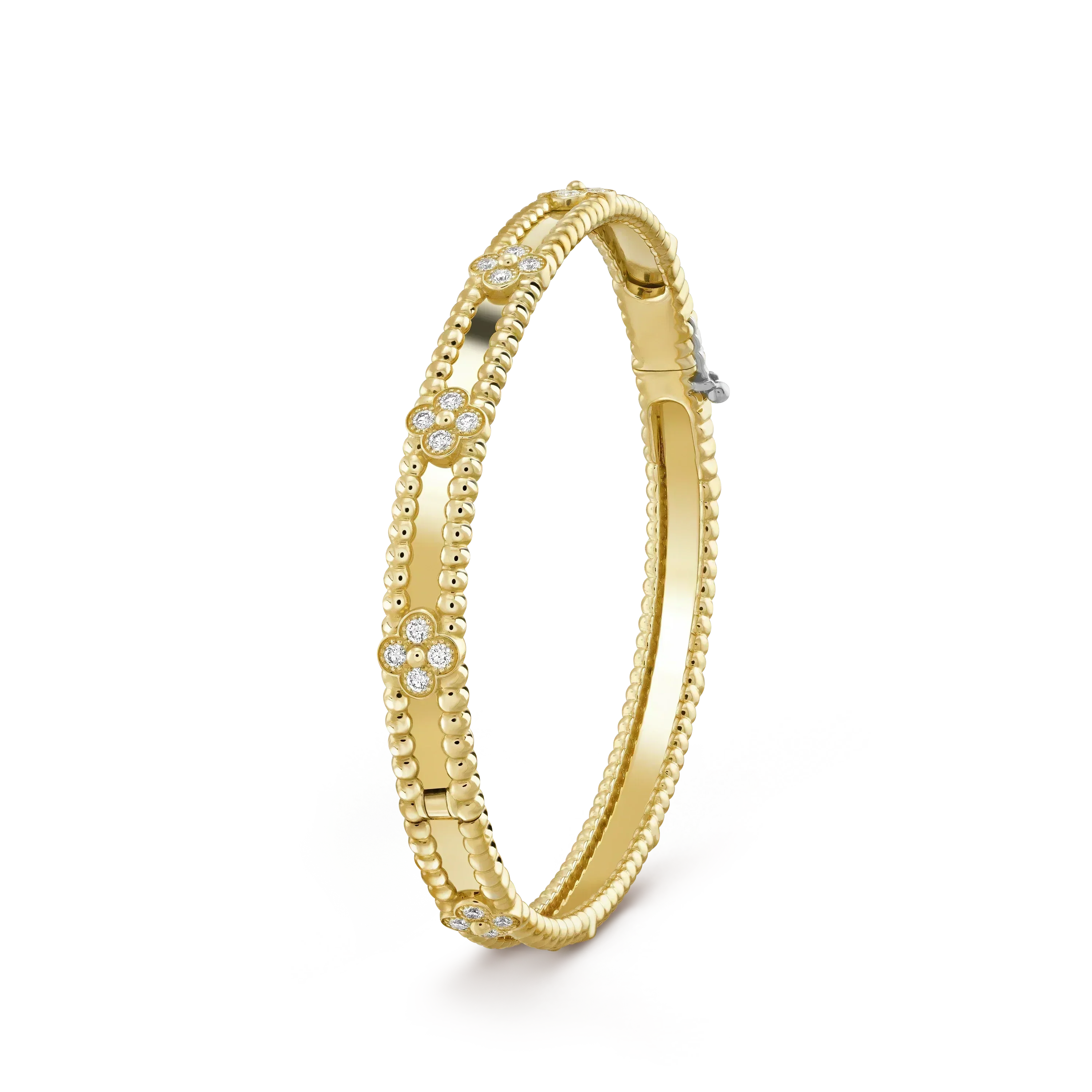 [Imperial] CLOVER BRACELET 4MM DIAMONDS