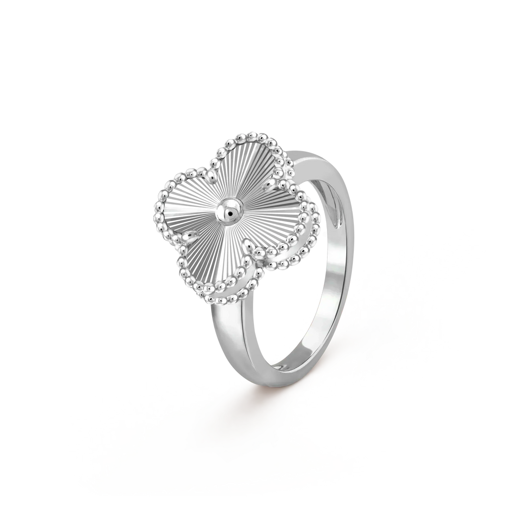 [Imperial] CLOVER SILVER RING