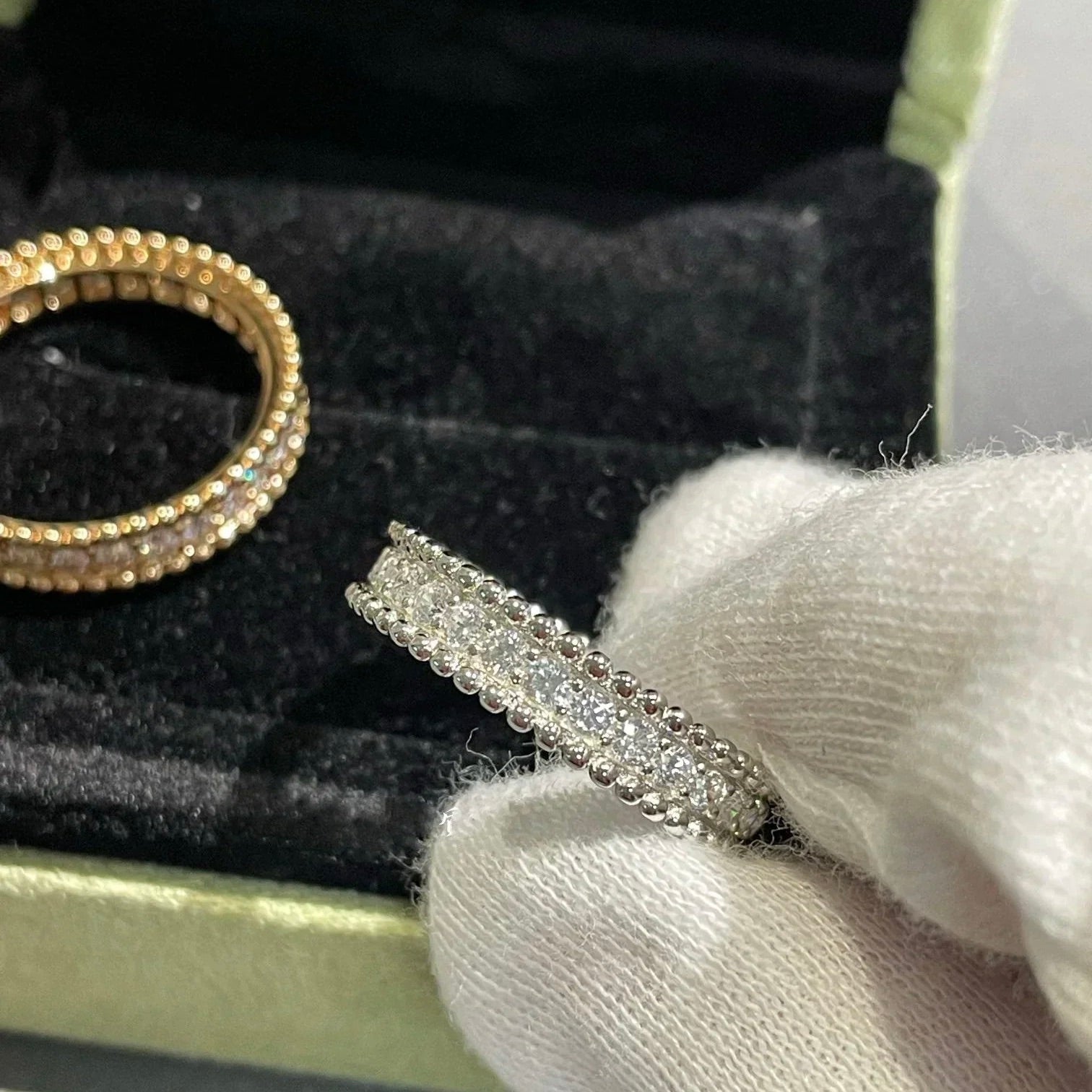 [Imperial] PERLEE DIAMOND SILVER RING