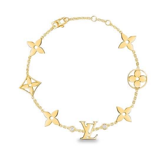 [Imperial] STAR AND SUN 7 MOTIFS GOLD BRACELET