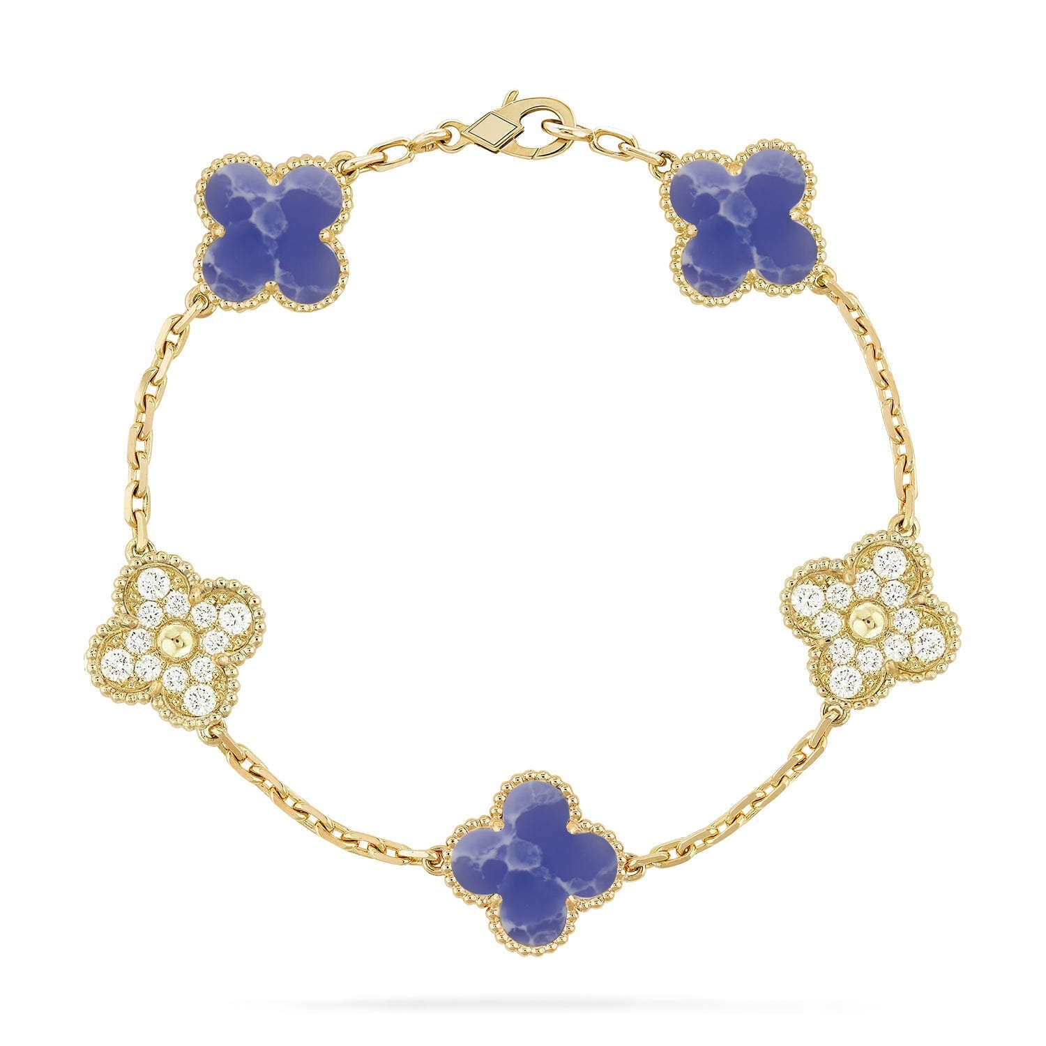 [Imperial]New CLOVER 5 MOTIF BLUE VEINS BRACELET COLLECTION
