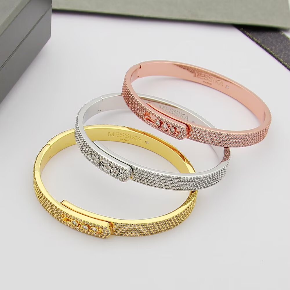 [Imperial] Move Noa Full Pavé Diamond Bangle Bracelet