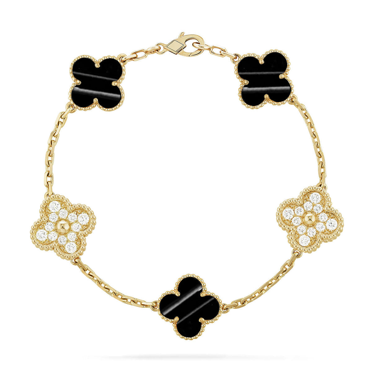[Imperial]New  CLOVER 5 MOTIF PULSAR STONE BRACELET COLLECTION