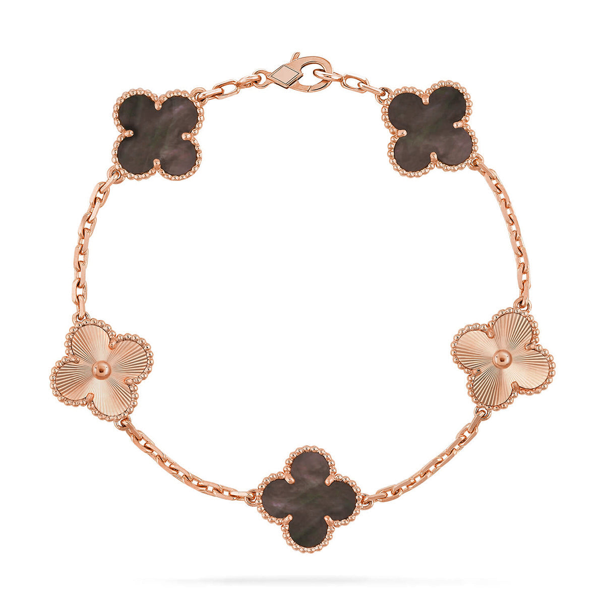 [Imperial]New CLOVER 5 MOTIF GRAY MOP BRACELET COLLECTION