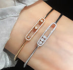 [Imperial] Move Pavé Diamond Bangle Bracelet M
