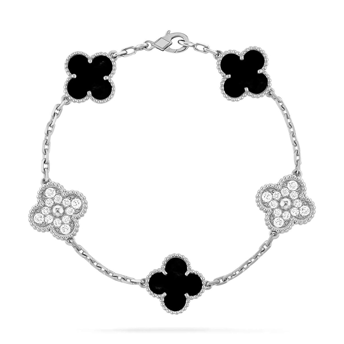 [Imperial]New CLOVER 5 MOTIF ONYXS BRACELET COLLECTION