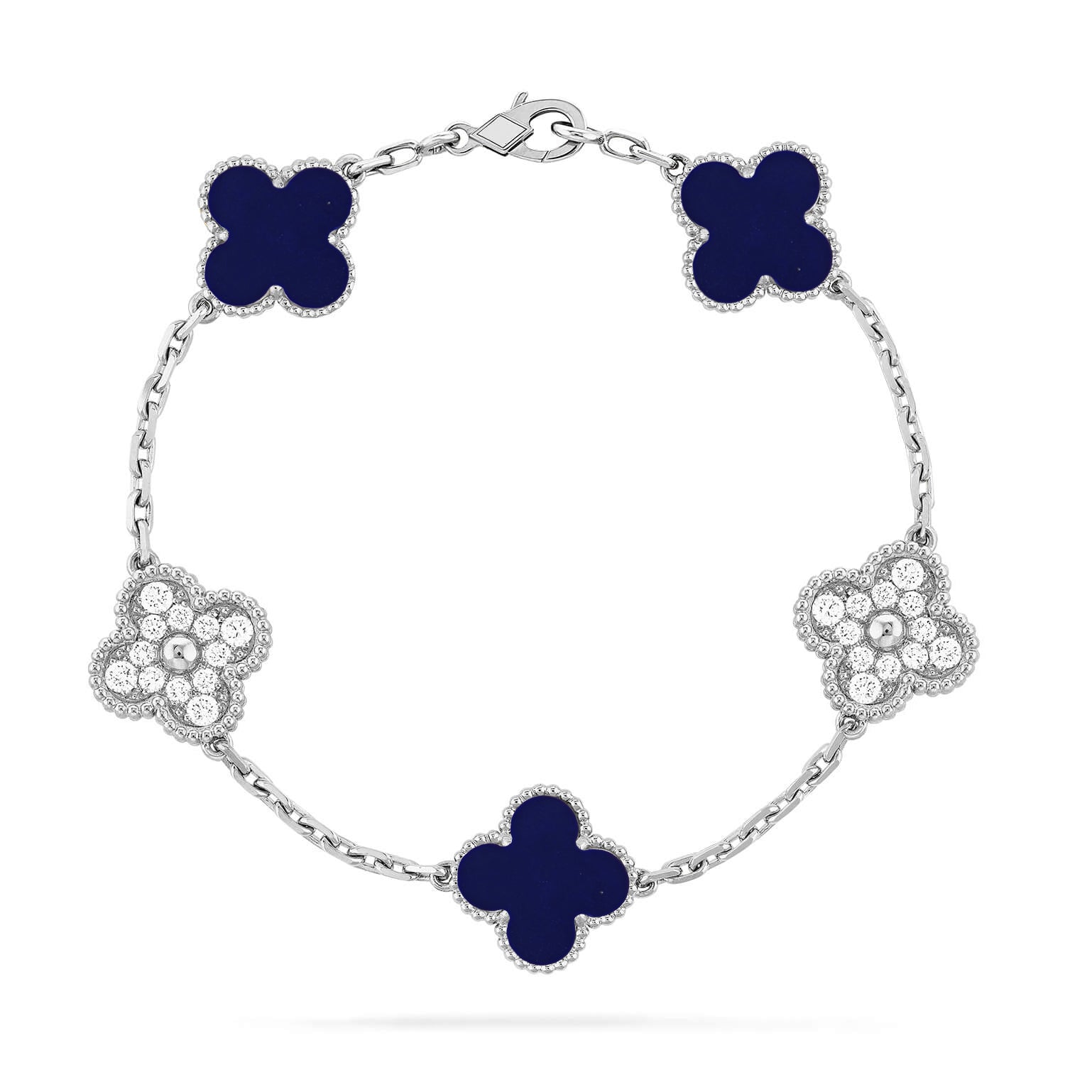 [Imperial]New CLOVER 5 MOTIF LAPIS LAZULI BRACELET COLLECTION