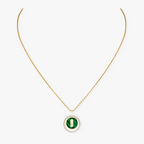 [Imperial]  MOVE 1 DIAMOND MALACHITE GOLD DIAMOND NECKLACE