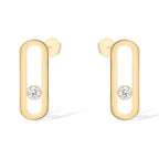 [Imperial] MOVE UNO SMALL 1 DIAMOND EARRINGS