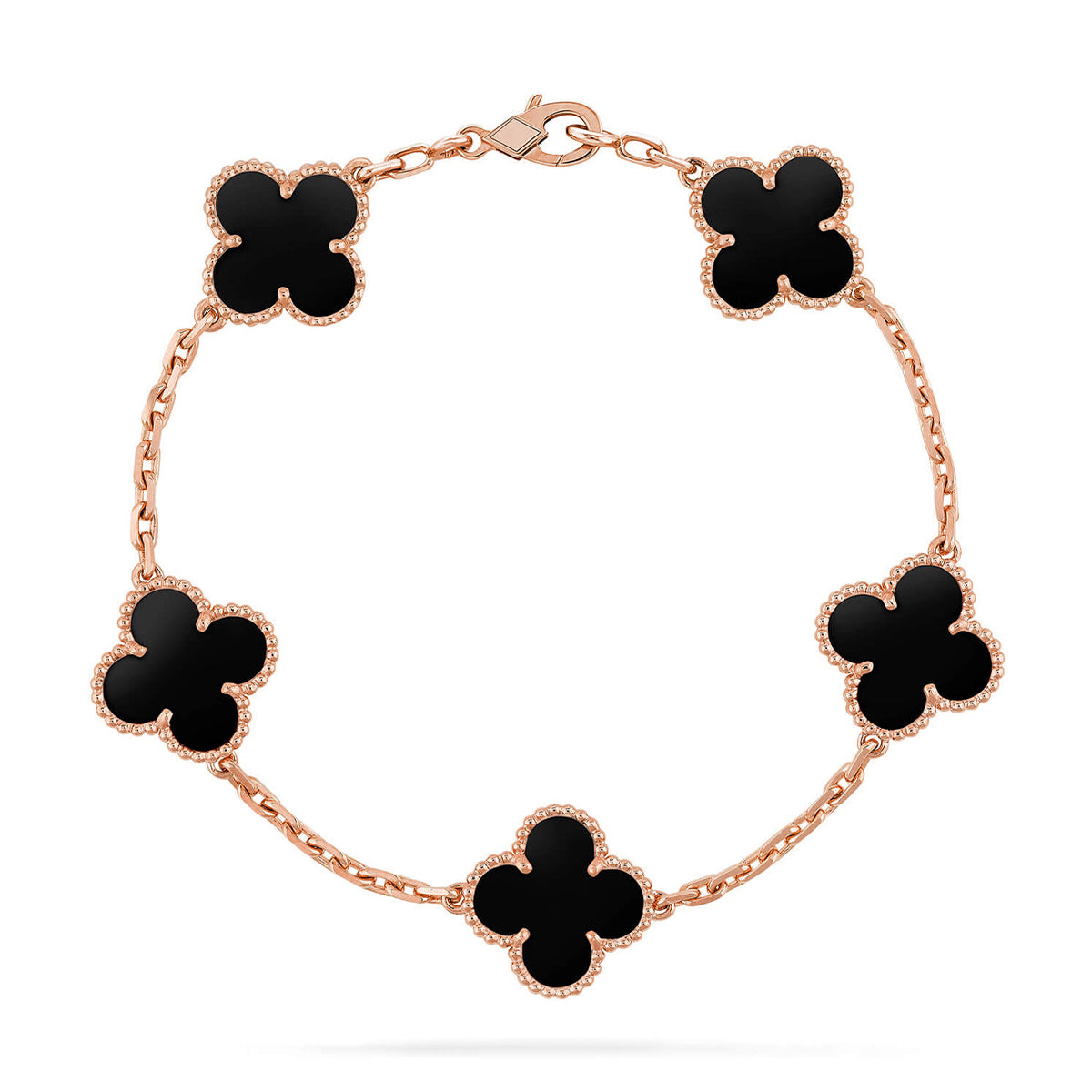 [Imperial]New CLOVER 5 MOTIF ONYXS BRACELET COLLECTION