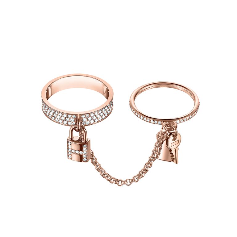 [Imperial] HM KELLY CLOCHETTE DOUBLE RING IN  WITH DIAMONDS