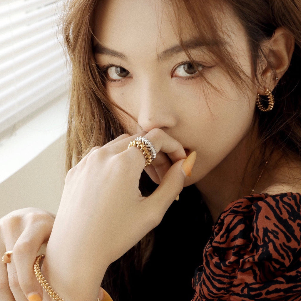 [Imperial] CLASH SMALL HOOP EARRINGS