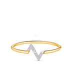 [Imperial] VOLTE UPSITE DOWN GOLD DIAMOND BRACELET