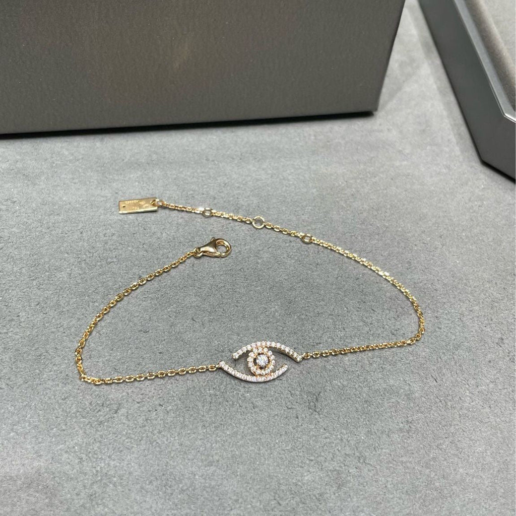 [Imperial] Lucky Eye Pave-Set Diamond Bracelet