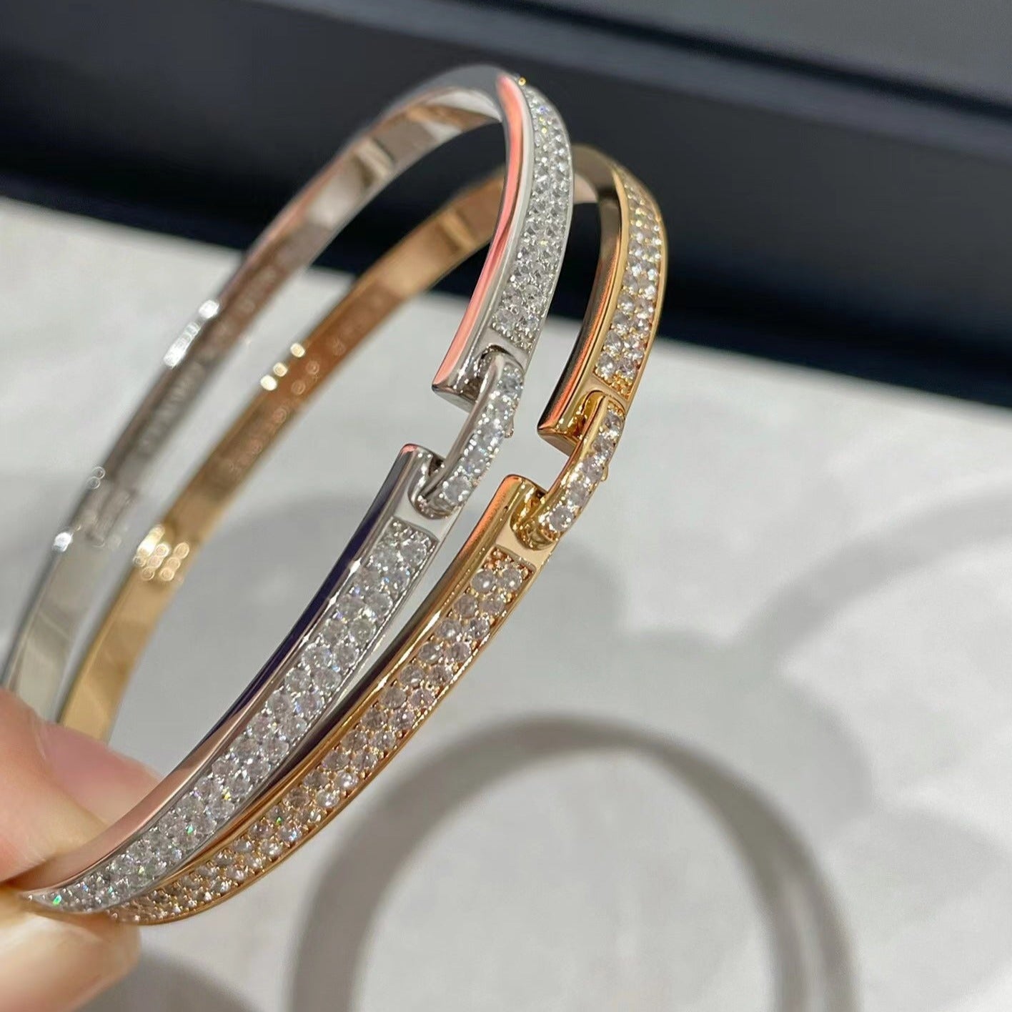 [Imperial] LIENS VIDENCE DIAMOND PAVED BRACELET