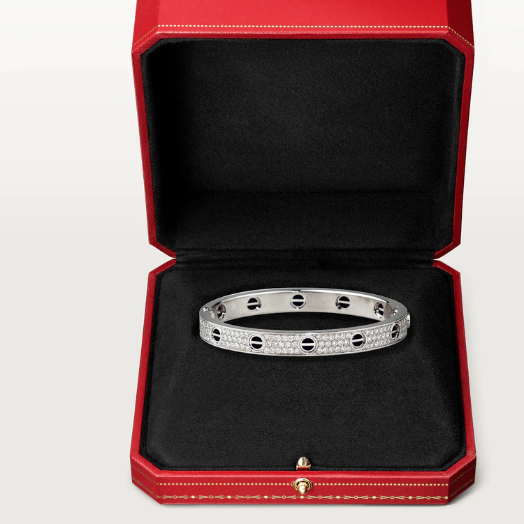 [Imperial] LOVE BRACELET 6.1MM DIAMOND-PAVED CERAMIC