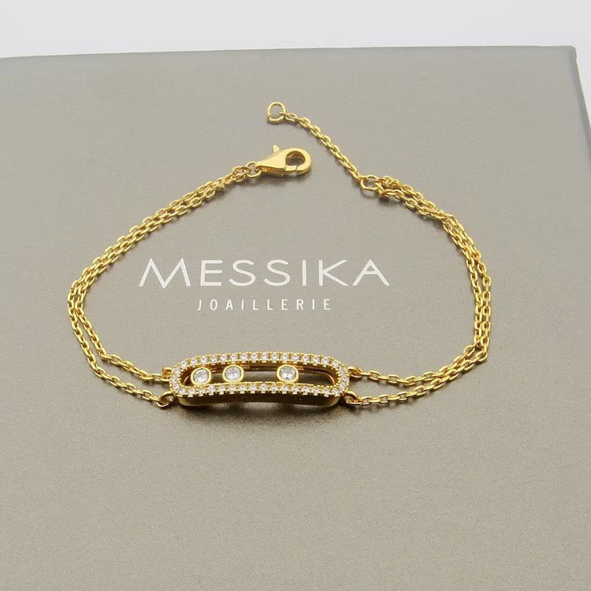 [Imperial]  Move Classique pavé bracelet