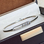 [Imperial] Move Pavé Diamond Bangle Bracelet M