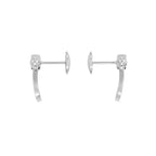 [Imperial] FORCE 10 FULL DIAMOND STUD EARRINGS MINI MODEL
