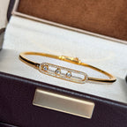 [Imperial] Move Pavé Diamond Bangle Bracelet M