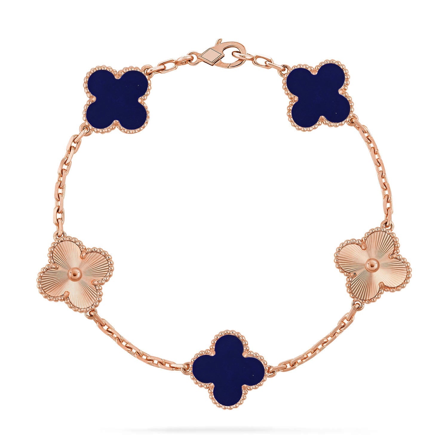 [Imperial]New CLOVER 5 MOTIF LAPIS LAZULI BRACELET COLLECTION
