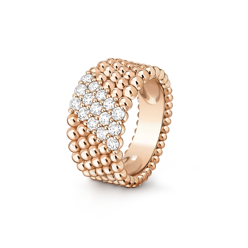 [Imperial]  PERLEE DIAMOND RING ,5-ROW DIAMOND-SET DESIGN