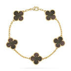 [Imperial]New CLOVER 5 MOTIF GRAY MOP BRACELET COLLECTION