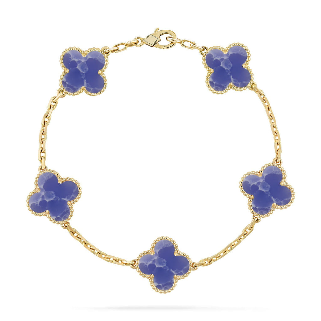 [Imperial]New CLOVER 5 MOTIF BLUE VEINS BRACELET COLLECTION