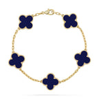 [Imperial]New CLOVER 5 MOTIF LAPIS LAZULI BRACELET COLLECTION