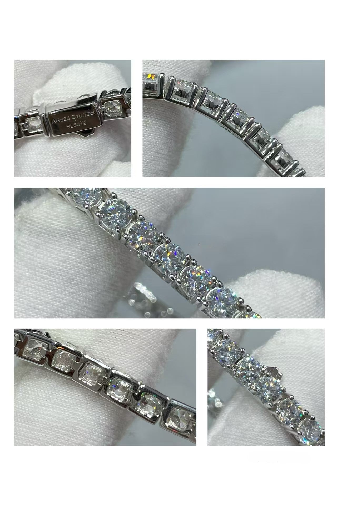 [Imperial]TENNIS BRACELET WITH FULL DIAMOND SETTING