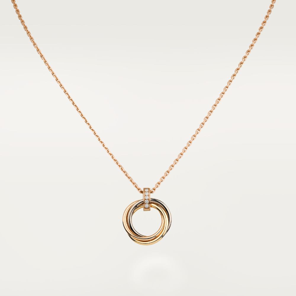 [Imperial] TRINITY NECKLACE GOLD  DIAMONDS