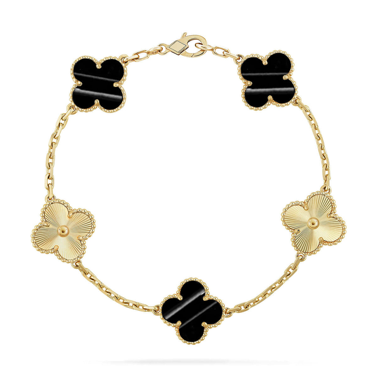 [Imperial]New  CLOVER 5 MOTIF PULSAR STONE BRACELET COLLECTION