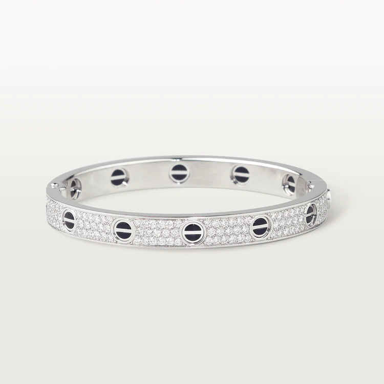 [Imperial] LOVE BRACELET 6.1MM DIAMOND-PAVED CERAMIC