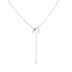 [Imperial] FINESSE SILVER DIAMOND NECKLACE