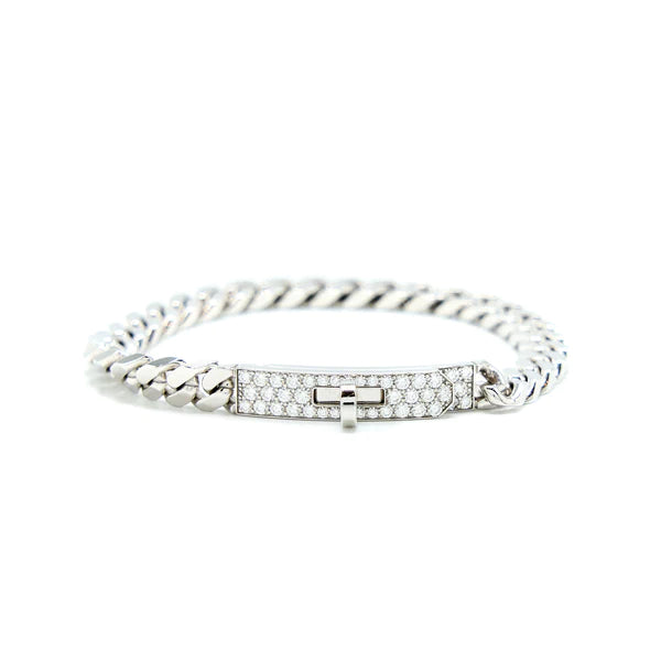 [Imperial] KELLY CHAIN SILVER DIAMOND BRACELET