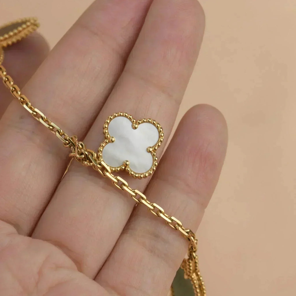 [Imperial] LUCKY SPRING 5 MOTIF GOLD BRACELET