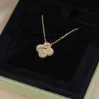 [Imperial] CLOVER 15MM  BRONZING NECKLACE