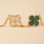 [Imperial]New  CLOVER 5 MOTIF MALACHITE BRACELET COLLECTION