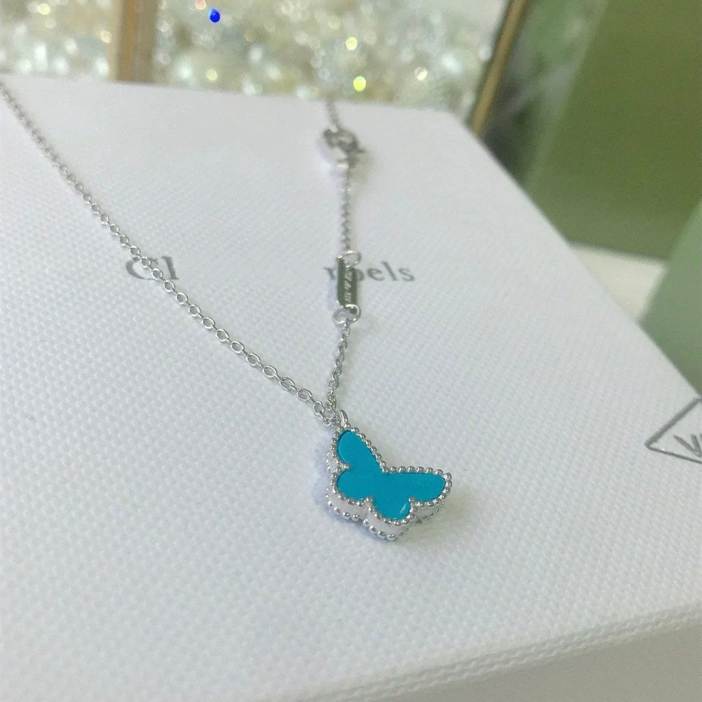 [Imperial] BUTTERFLY TURQUOISE BUTTERFLY BRACELET SILVER